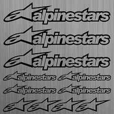 alpinestars adesivi sticker decal moto motociclo set 11 Pezzi