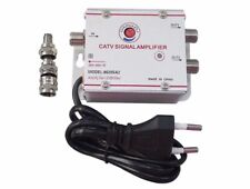 AMPLIFICATORE SEGNALE ANTENNA TV 2 USCITE DIGITALE TERRESTRE DECODER SDOPPIATORE