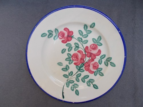 Grande piatto decoro rose - grande,