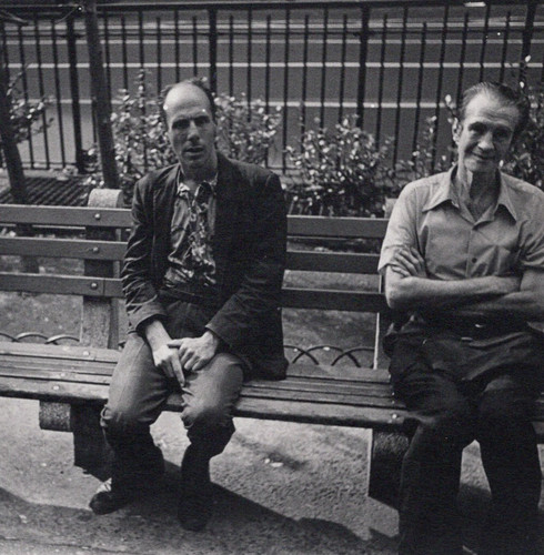 City bench trio men - trio,