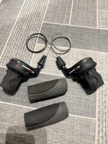 Sram carbon gripshift 3x9 - carbon,