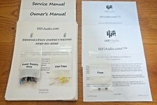 Leak TL-12.1 amplificatore ricostruzione restauro kit condensatore istruzioni riparazione