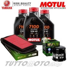 KIT TAGLIANDO YAMAHA FZ6 FAZER S2 600 2008 OLIO MOTUL 7100 FILTRI
