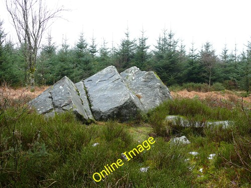 Photo 6x4 carreg - y, cledd