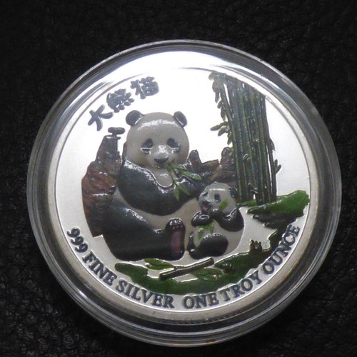 Niue panda colored 2017 - panda,
