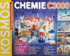 Kosmos Chemie C3000, scatola chimica, laboratorio, scatola sperimentale, usata pochissimo