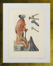 SALVADOR DALÌ "INFERNO CANTO 20" C. 1960 | XILOGRAFIA | DIVINA COMMEDIA | SURREALISMO