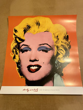 Antica stampa artistica Andy Warhol "Orange Marylin" del 2003