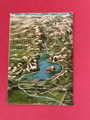 Cartolina lago iseo anni - cartolina, d’iseo