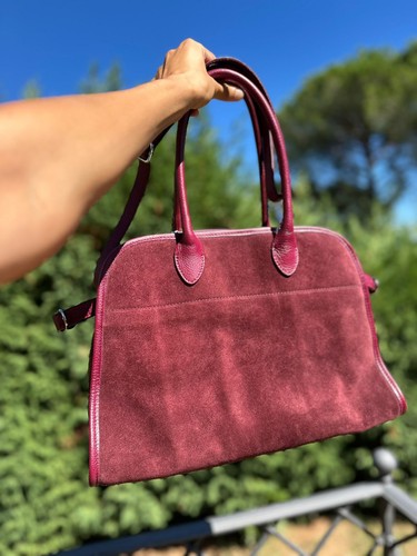 Borsa valigia vera - vera, pelle