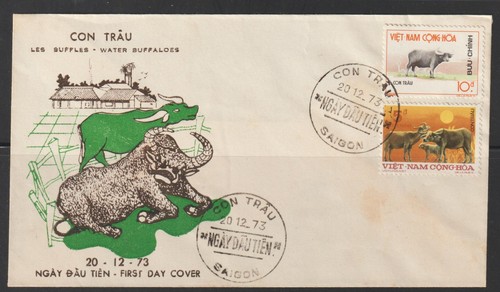 1973 south vietnam fdc - 1973,