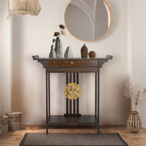 Tavolo consolle antico - , legno