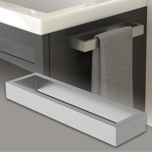 Porta asciugamani 26cm - , argento