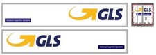 Grafica adesiva "Gls" x semirimorchi Herpa 1/87 autoproduzione