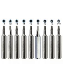 Set 9 pezzi micro bit Torx T1