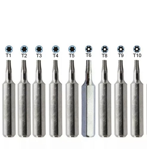 Set pezzi micro bit torx - set, t1