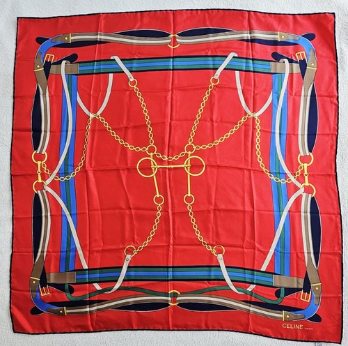 Sciarpa seta vintage celine - sciarpa,