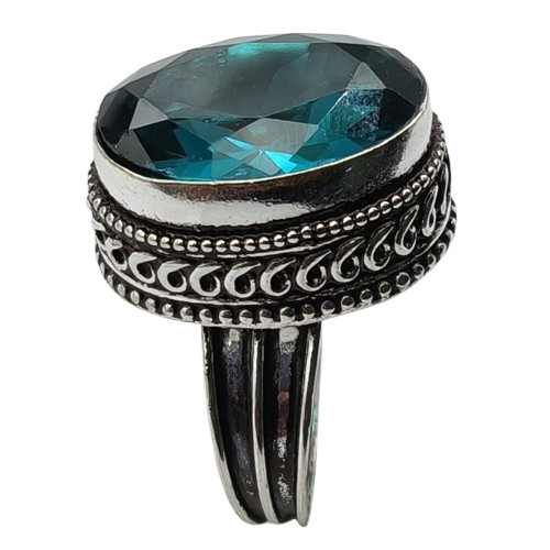 Anello londra topazio blu idro - londra,