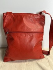 Vera Pelle Crossbody  Bag Red