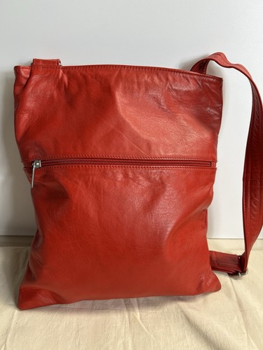 Borsa tracolla vera pelle - a,