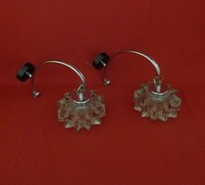 ✅ MERAVIGLIOSA 1° COPPIA APPLIQUE MURANO ITALIAN DESIGN ANNI 70 PAIR SCONCE-4717