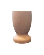 2 Portauova in Legno di Faggio| Portabicchieri in Legno Naturale per Artigianato e Decorazione