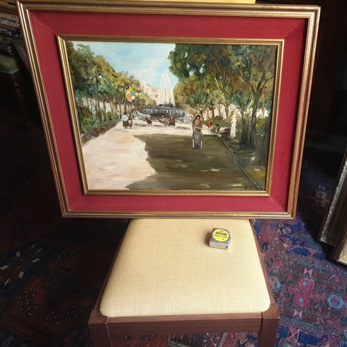 Dipinto olio su - ad,