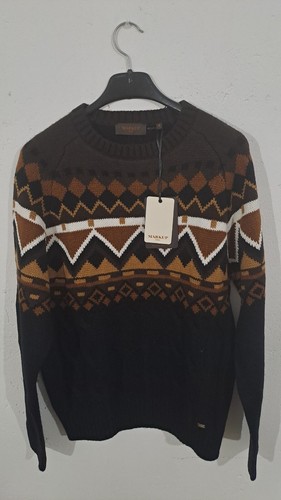 Maglione uomo marrone mai - maglione, marrone,