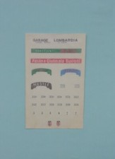 Rivarossi Decals TRAMWAY con