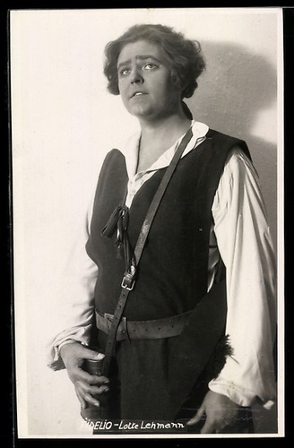 Cartolina lotte lehmann - cartolina,