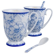 Set tazze porcellana artistica elegante W23ELB10-03962