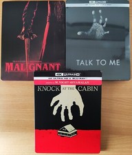 Lotto Steelbook: Malignant Bd Talk To Me 4K Bussano Alla Porta 4K  