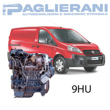 9HU Motore FIAT Scudo 2007-2016 Diesel 1600 66KW 90CV 50.000 KM
