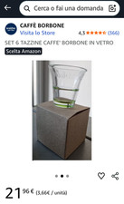 Set 6 bicchierini caffè in