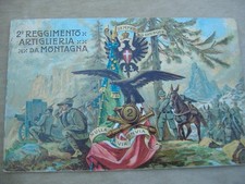 CARTOLINA MILITARE ALPINI "2°