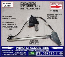 ALZAVETRO ANTERIORE SINISTRO 5 PORTE -COMPLETO- OPEL CORSA D + E 2007-2019