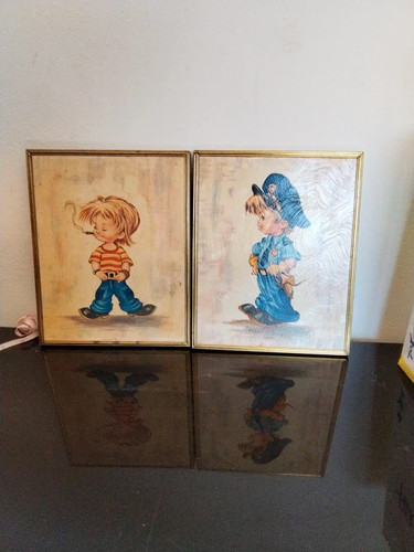 Coppia quadretti vintage - coppia,