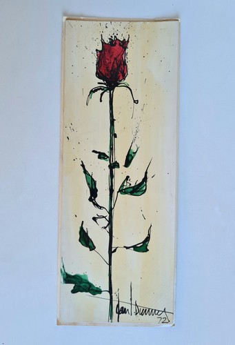 Quadro fiore rosa acrilico - quadro, di