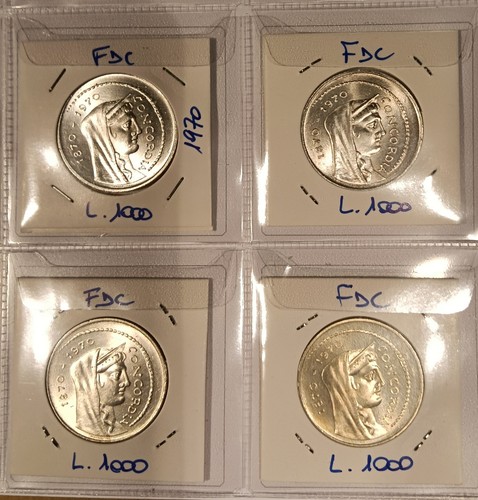 Lotto monete argento 1000 - lotto,
