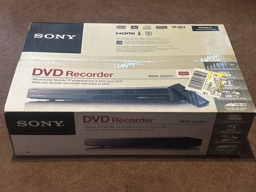 Sony dvd recorder - sony, rdr-gx257