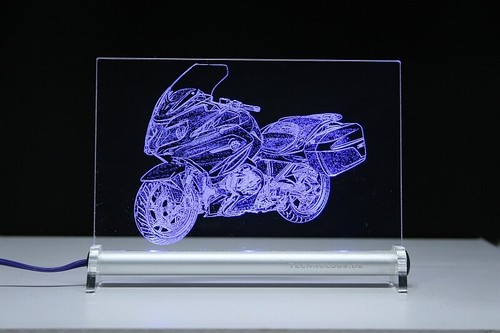Targa luminosa led - , incisione