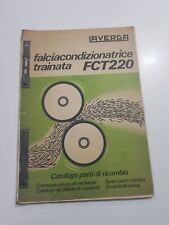 LAVERDA  FALCIACONDIZIONATRICE TRAINATA FCT 220 - ORIGINALE