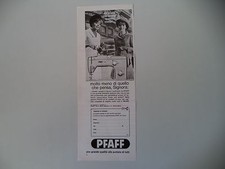 advertising Pubblicità 1968 MACCHINA PER CUCIRE PFAFF 260