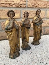 3 statuine santi scultura