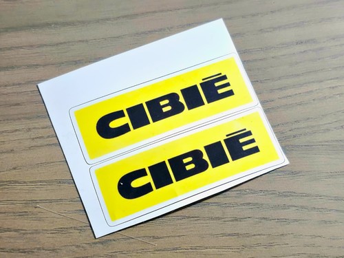Coppia adesivi vintage cibiè - adesivi,