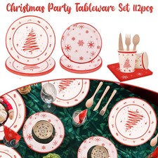 Natale Cena Set 112pcs Piatti