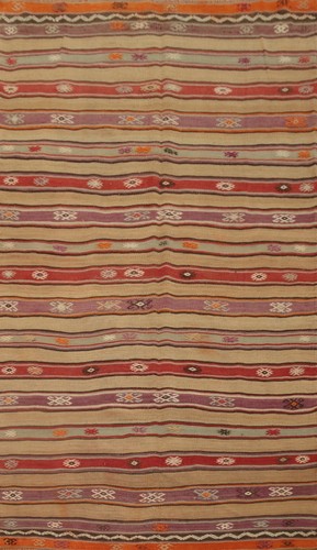 Tappeto turco kilim lana tinto