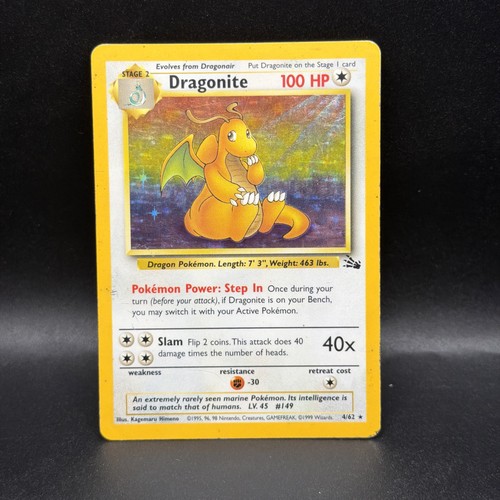 Dragonite fossil holo - dragonite,