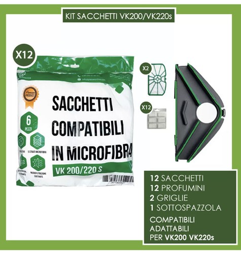 Sacchetti folletto vk200 - sacchetti,