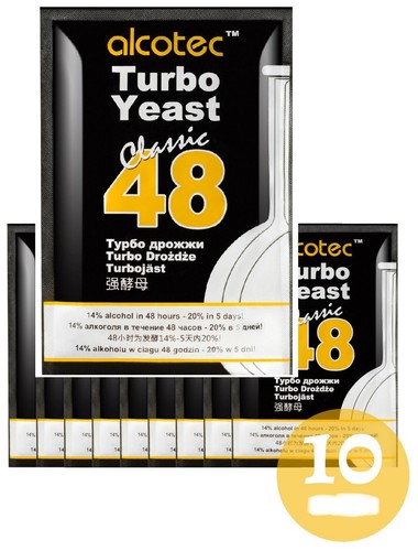 10x lievito alcotec - alcotec, turbo